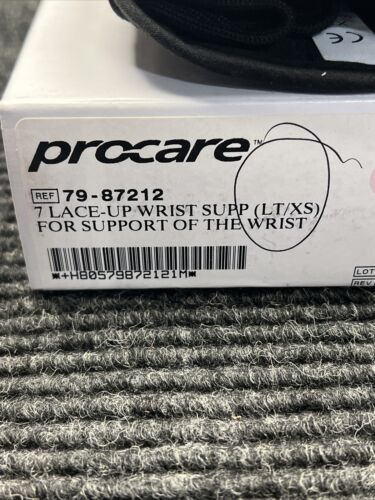 New Procare Lace Up Wrist Support - Left - X-small 79-87 Bbt