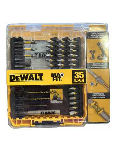 Set De Puntas Y Mechas Para Taladro Dewalt De 35 Piezas