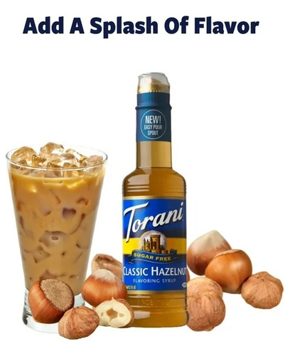 Jarabe De Avellana Original Italia Torani Sugar Free Syrup