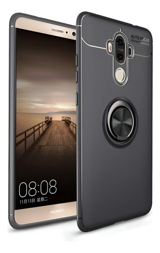 Funda Para Huawei Mate 9--fulll Black C/anillo