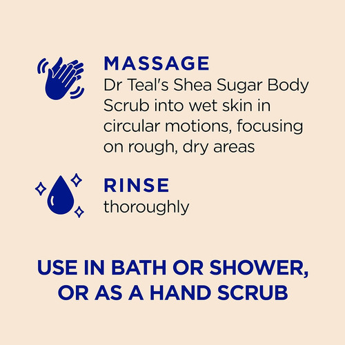 Dr Teal's Exfoliante Corporal De Azúcar De Karité, Cítricos