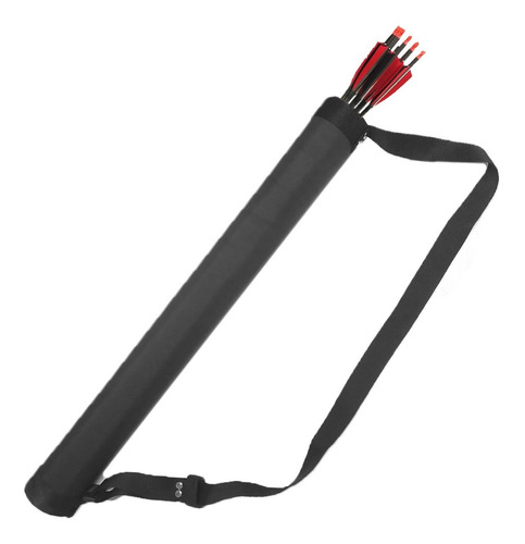 Imagen 1 de 10 de Carcaj De Espalda Rígido Porta Flechas 60 Cm