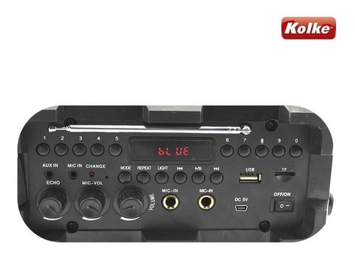 Caixa De Som Portátil Urban 30w Rms Kp-127 Kolke- Bluetooth/