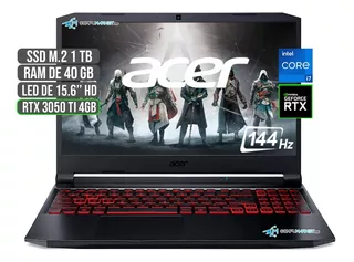 Acer Nitro Intel Core I7 Ssd 1tb Ram 40gb Rtx 3050ti 4gb