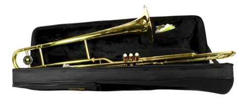 Trombone De Pisto Jahnke Jtb009 Laqueado Em Si Bemol