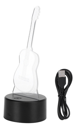 Lámpara Con Interruptor Táctil 3d Para Guitarra, Luz Nocturn