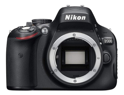  Nikon D5100 DSLR color  negro