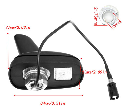 Accesorios Para Automóviles Con Base De Antena Shark,