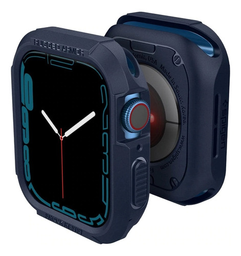 Case Spigen Rugged Armor Para Apple Watch 4 5 6 Se 1/2 44mm