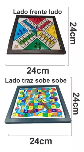 Kit 5 Jogos ( Dama E Trilha + Xadrez + Ludo + Cubo + Domino)