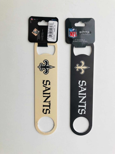 Destapador Metálico Santos New Orleans Saints, Producto Nfl