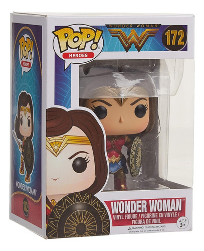 Funko Pop Mujer Maravilla C Escudo #172 - Wonder Woman Movie