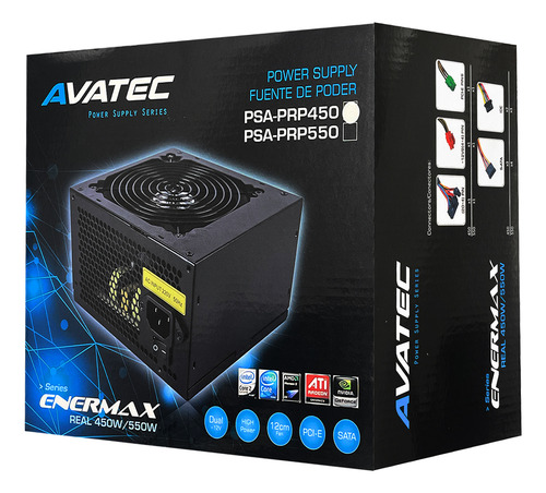 Fuente De Poder Avatec 450w Enermax (prp450w)
