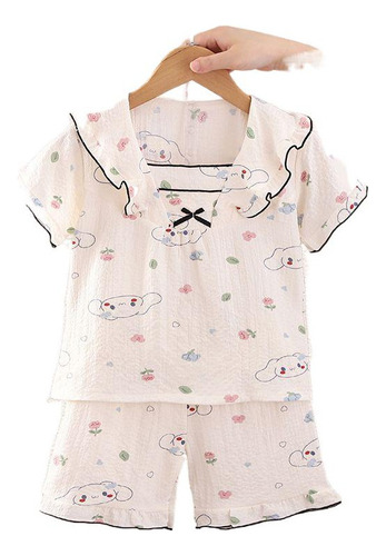 A Pijama De Verano De Algodón Puro Para Niños Kuromi My