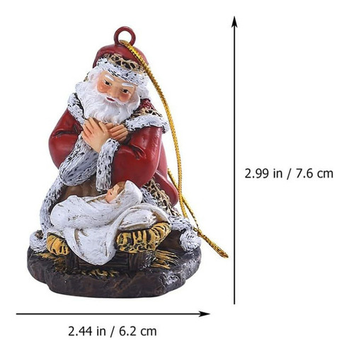 Adorno De Muñeca De Papá Noel Adorno Colgante De Jesús Gordo