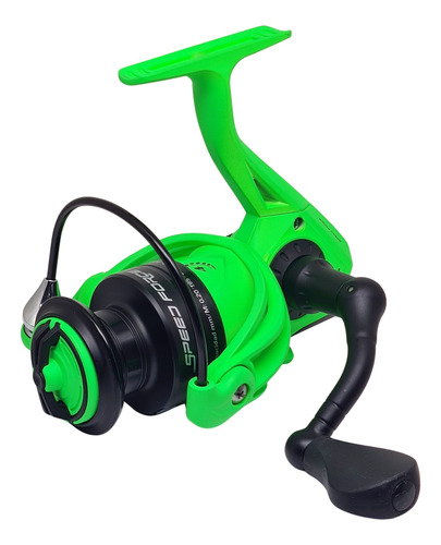 Imagen 3 de 5 de Reel Frontal Caster Speed Force 2004 Derecho/izquierdo Color Verde/negro