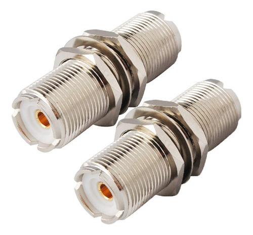 Redyutou So-239 Adaptador Conector So-239 Uhf Hembra Tuerca