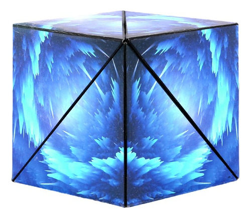 Cubo De Rubik Magnético 3d Juguete Didáctico Niños/adultos Color De La Estructura Azul