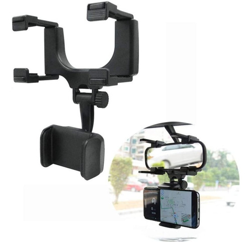 Soporte De Celular Auto Para Espejo Retrovisor