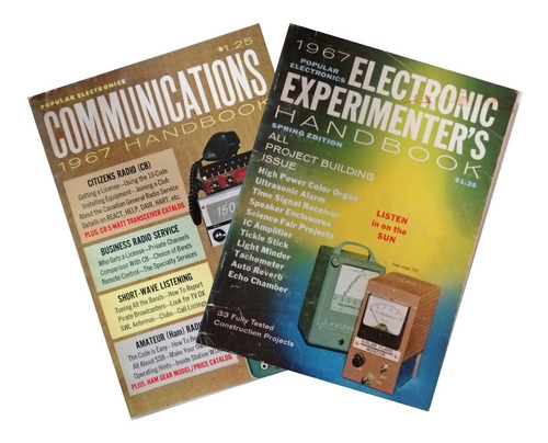 2 Revistas Electronics Experimenter's Handbook De 1967