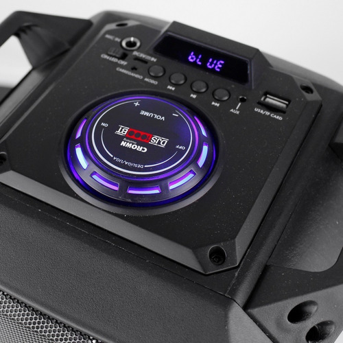Imagen 2 de 2 de Gabinete 2 Vías Autoamplificado Doble Woofer 6.5 Bat. Recar