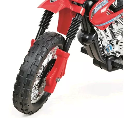 Mini Moto Eletrica Infantil 6V Vermelho