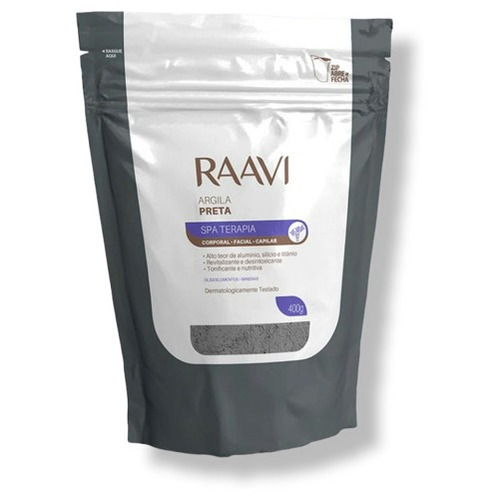 Raavi Argila Preta Corporal/facial/capilar Spa Terapia 400g