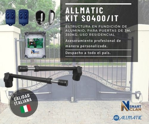 Brazos Garage Abatible Allmatic-so400it Italiano. $579