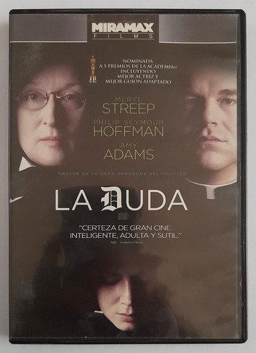 Dvd La Duda Meryl Streeo Amy Adams 