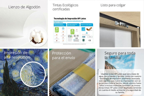 Imagen 3 de 3 de Cuadros Decorativos Modernos Lienzografia. Sala Comedor