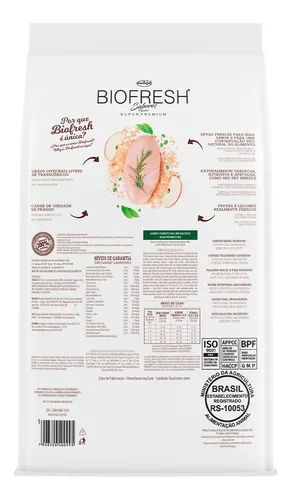 Alimento Biofresh Super Premium BIOFRESH para perros adulto de raza mini y pequeña sabor pollo de 1 kg