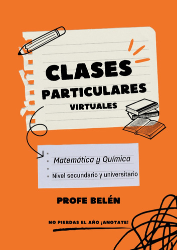 Clases Particulares De Química Y Matemática