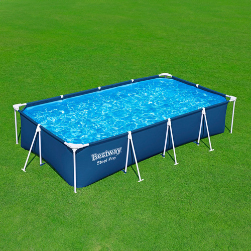 Piscina Estructural Rectangular 400x211x81cm + Bomba Bestway
