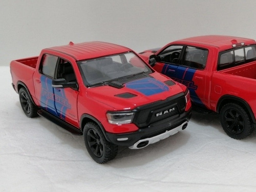 Dodge Ram 1500 Rojo/ Escala 1:46/kinsmart/ 13cms Largo/metal