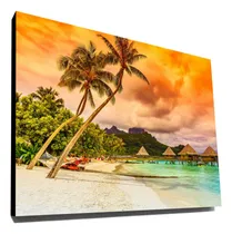 Comprar Cuadros Palmeras Árboles Playa Naturaleza Paisajes 40x30 Cm