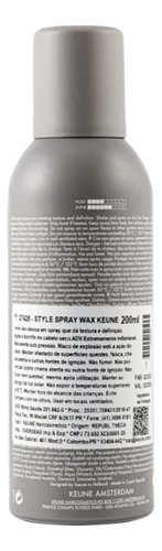 Keune Style Texture Spray Wax 200ml Cera Em Spray