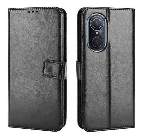 Funda Anticaída Para Huawei Nova 9 Se De Cuero Flip Cartera