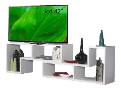 Mesa De Tv Modular Moderna X2 Módulos Promoción 