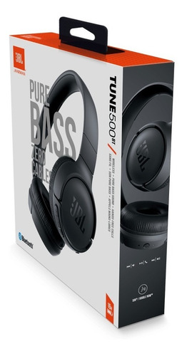 Imagen 5 de 8 de Auriculares Inalámbricos Jbl Tune 500bt By Hartman Negro
