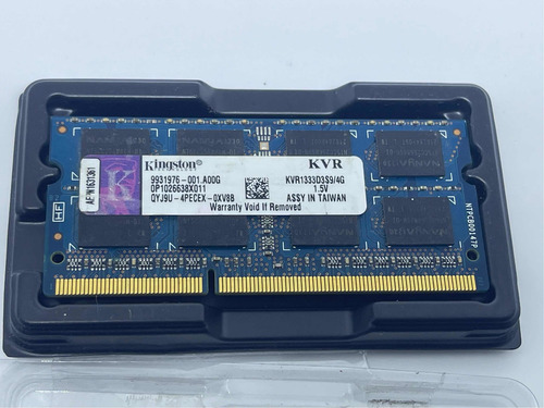 Memoria Ram Kingston 4gb Ddr3 (Usado)