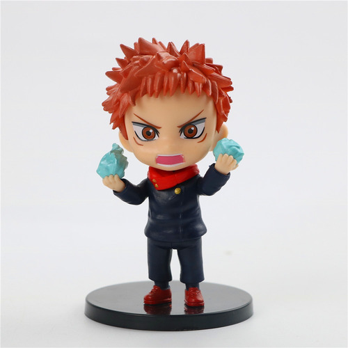 Imagen 6 de 9 de Set De 6 Figuras Jujutsu Kaisen + Lobo