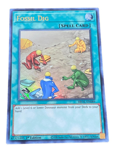 Yugioh! Fossil Dig Brol-en089 Ultra