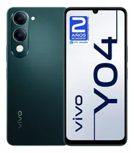 Celular Vivo Y04 Negro 256gb + 4gb Ram | Batería 5150 Mah | Pantalla 6.74 90hz | Cámara 13mp | Ip64 Resistente | Android 14