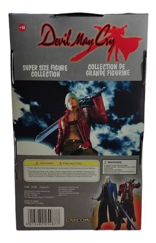 Boneco Action Figure Dante Devil May Cry 24cm Vinil Articulado