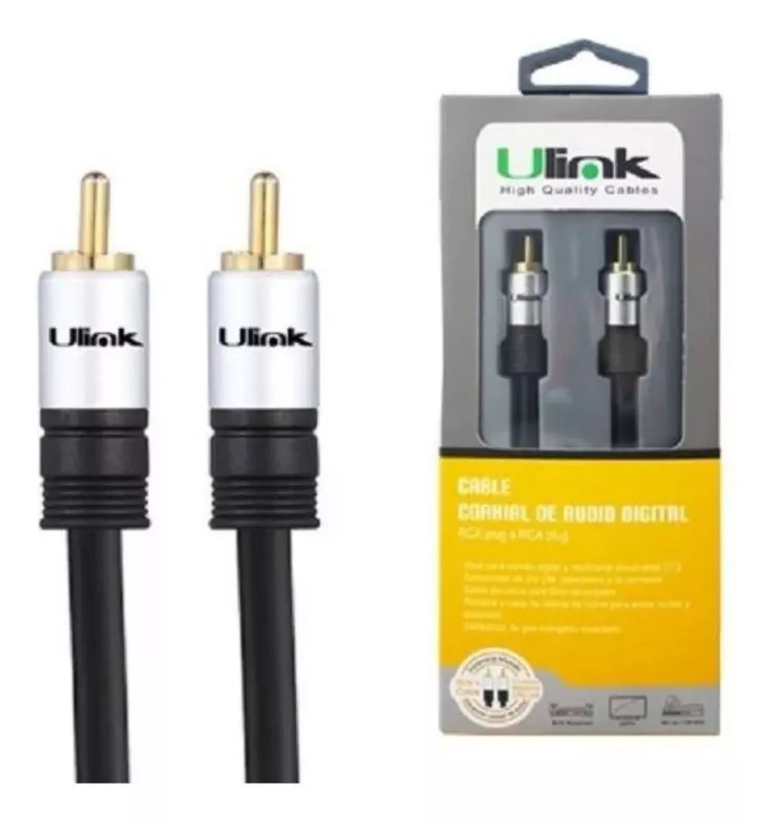 Segunda imagen para búsqueda de adaptador rca a coaxial