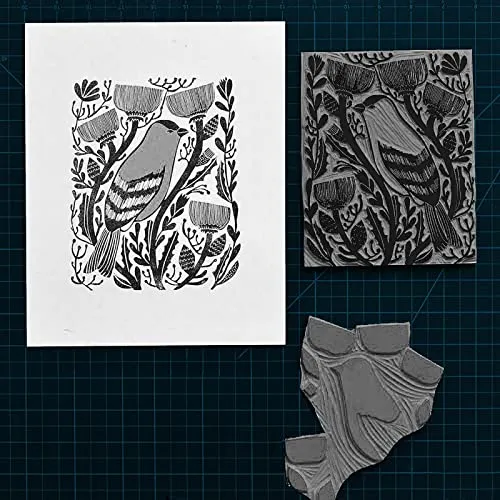 Bloque De Linóleo Blando, Bloque De Linograbado Grabad...