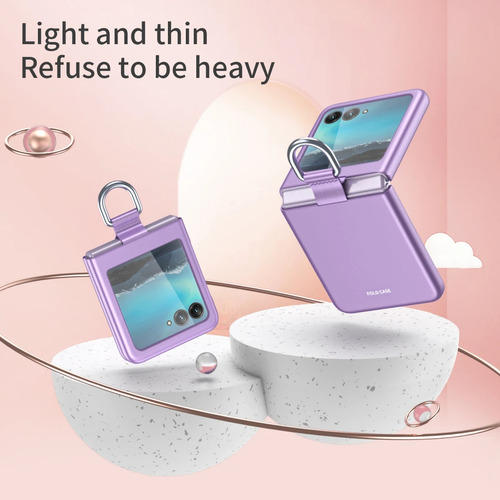 Funda De Teléfono Con Anillo Glaseado For Motorola Razr 40