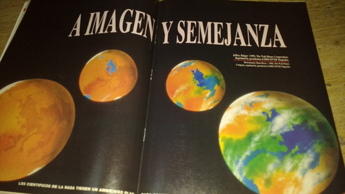 Revista Descubrir Nº 20 Año 1993 El Espacio Replica Tierra