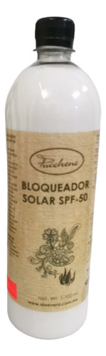 Bloqueador Solar Liquido con Aloe Vera 1lt