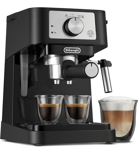 Cafetera Espresso De'longhi Ec260bk, 15 Bar, Tapón De 1200 M